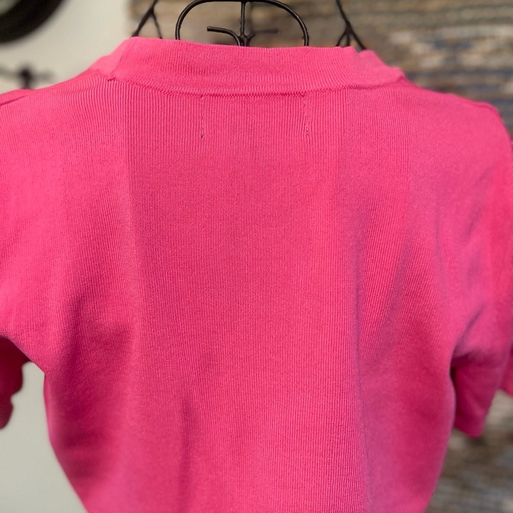 Lemmie Vibrant Pink Cropped Jacket - Picture 6 of 9